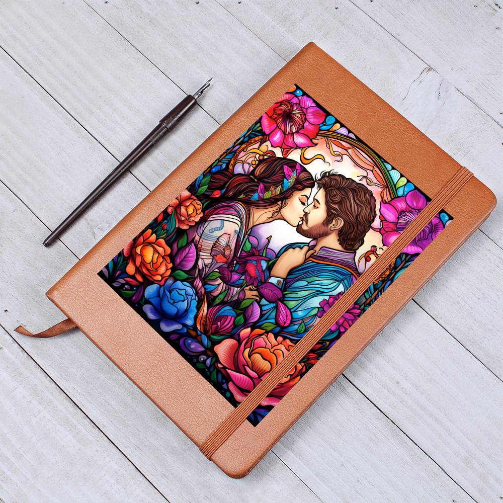 Valentine's Day Art 264 - Vegan Leather Journal