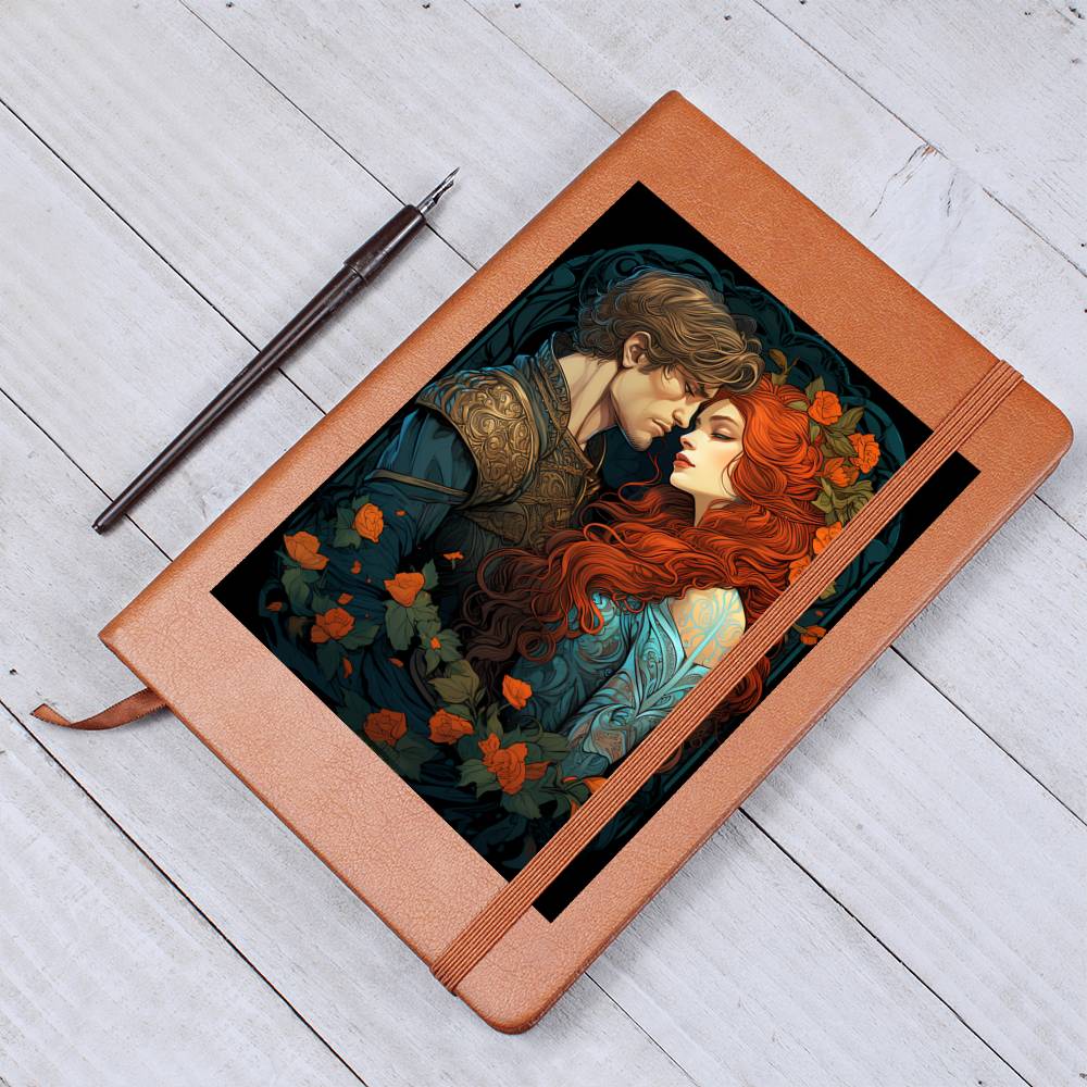Valentine's Day Art 033 - Vegan Leather Journal