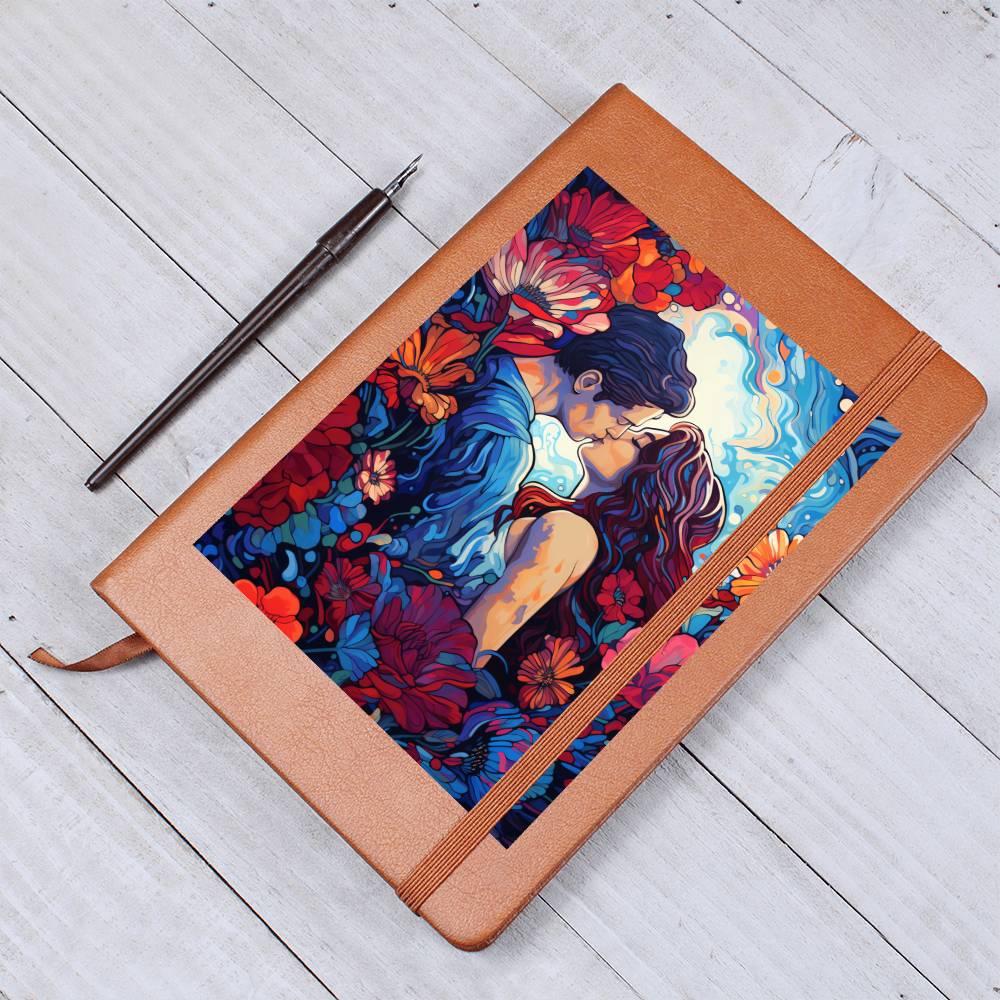 Valentine's Day Art 081 - Vegan Leather Journal