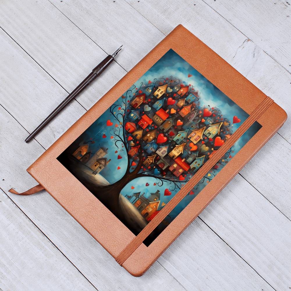 Valentine's Day Art 131 - Vegan Leather Journal