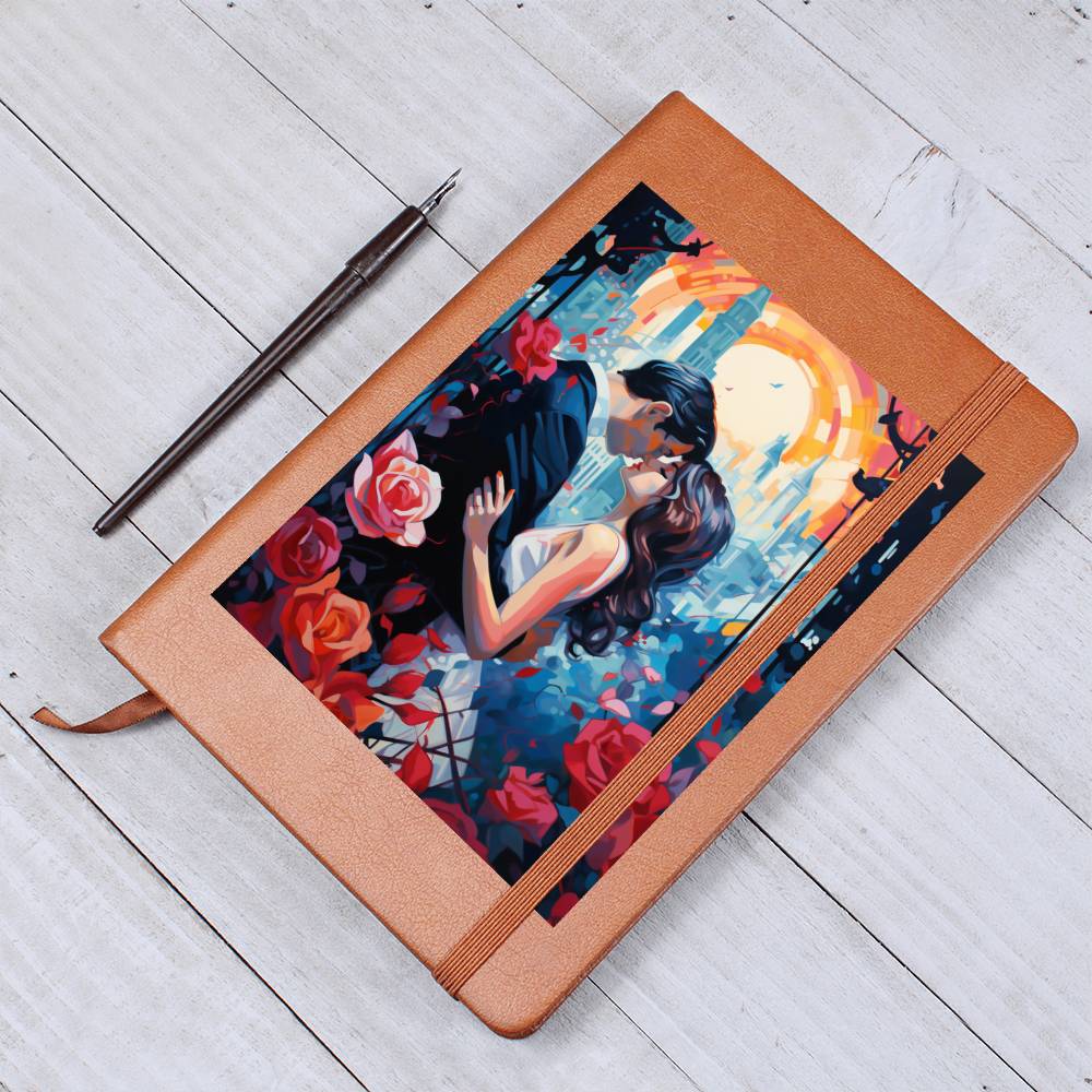 Valentine's Day Art 399 - Vegan Leather Journal