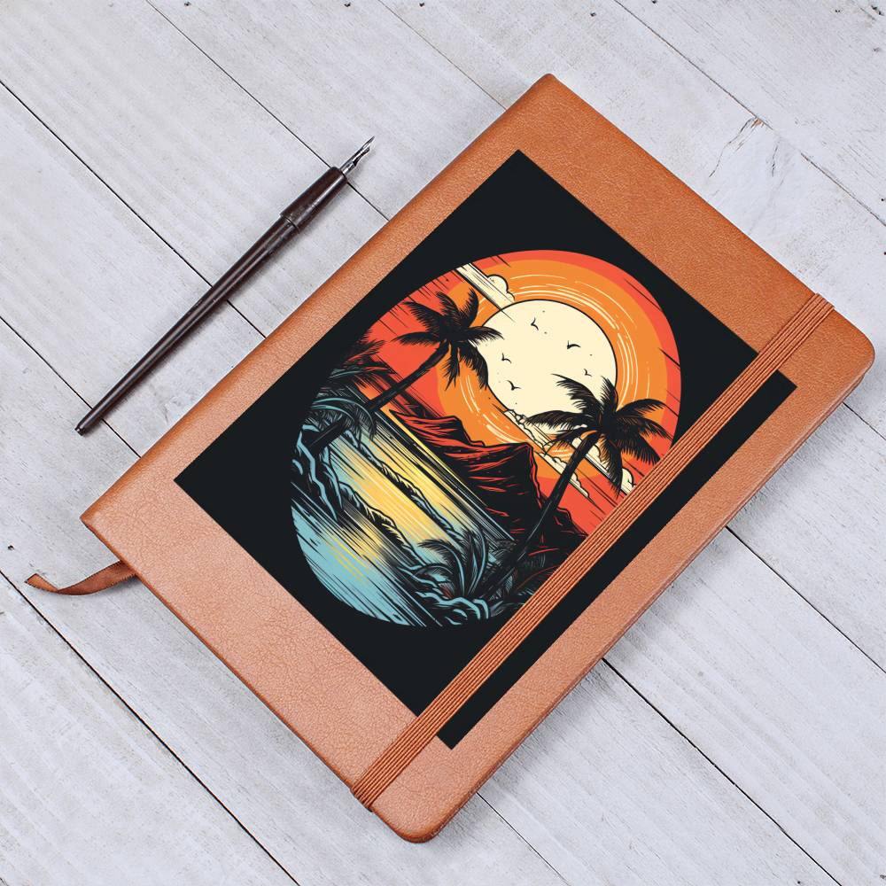 Minimalist BOHO Art 057 - Vegan Leather Journal