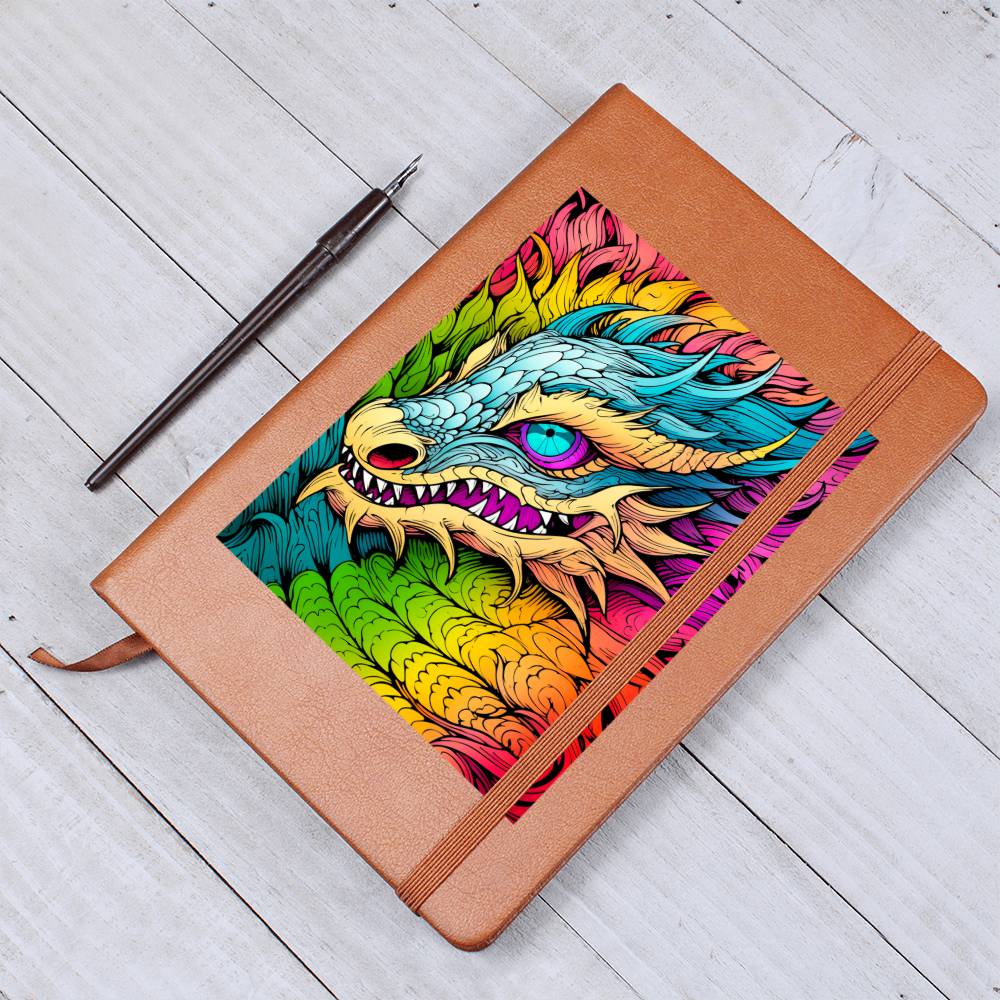Majestic Dragon 027 - Vegan Leather Journal