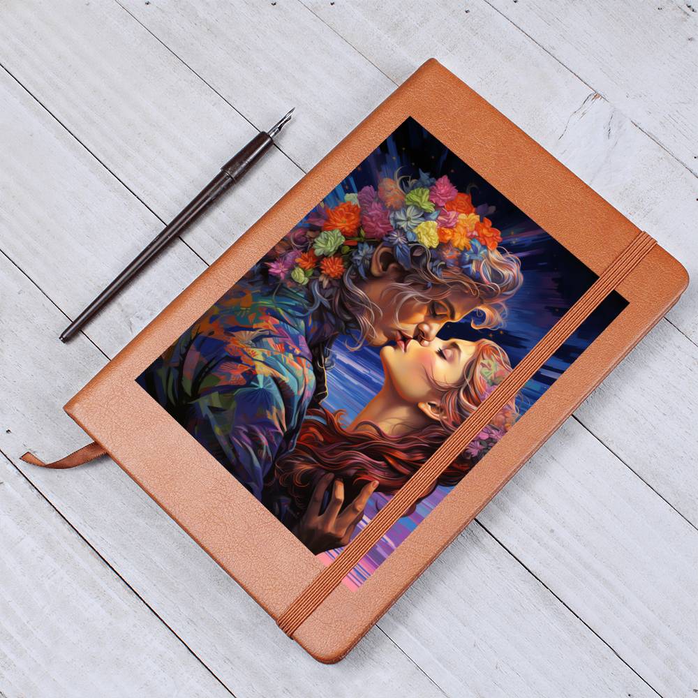Valentine's Day Art 034 - Vegan Leather Journal