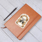 Luxury Wedding Decor Sticker 032 - Vegan Leather Journal