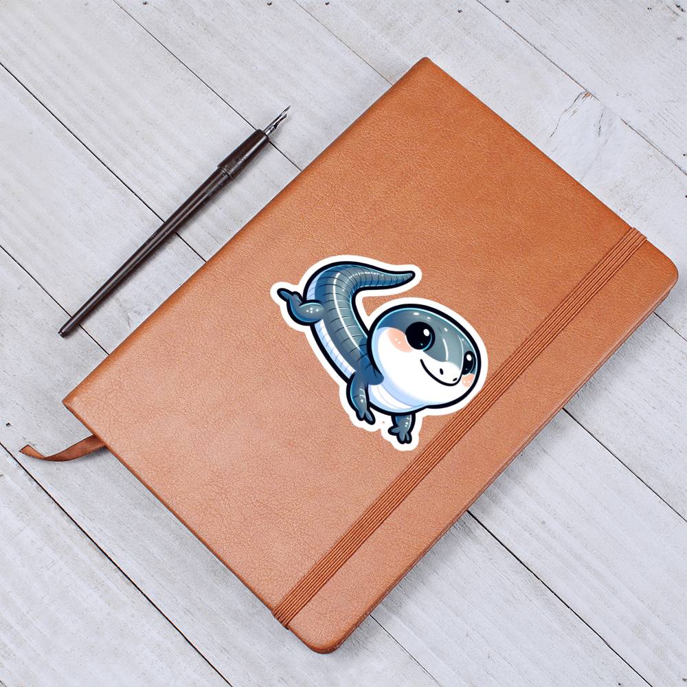Cute Skink sticker 167 - Vegan Leather Journal