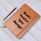 World's Greatest Sales Manager v1 - Vegan Leather Journal
