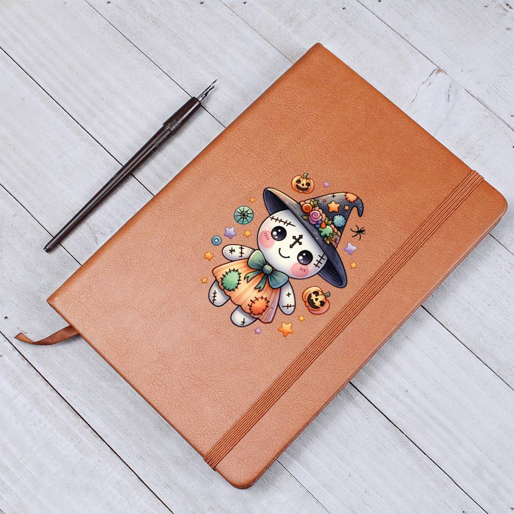 Cute Halloween Sticker 054 - Vegan Leather Journal