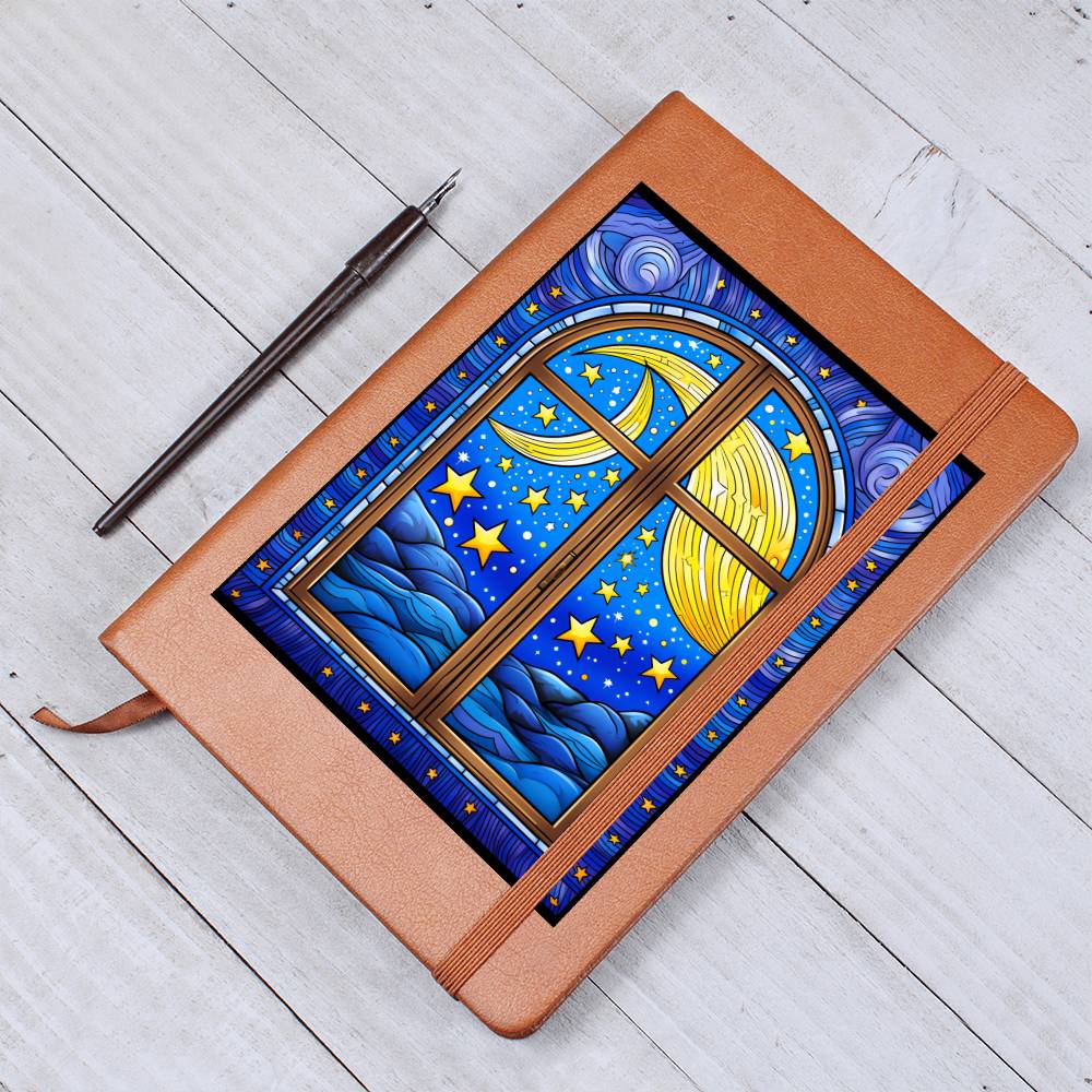 Minimalist BOHO Art 049 - Vegan Leather Journal