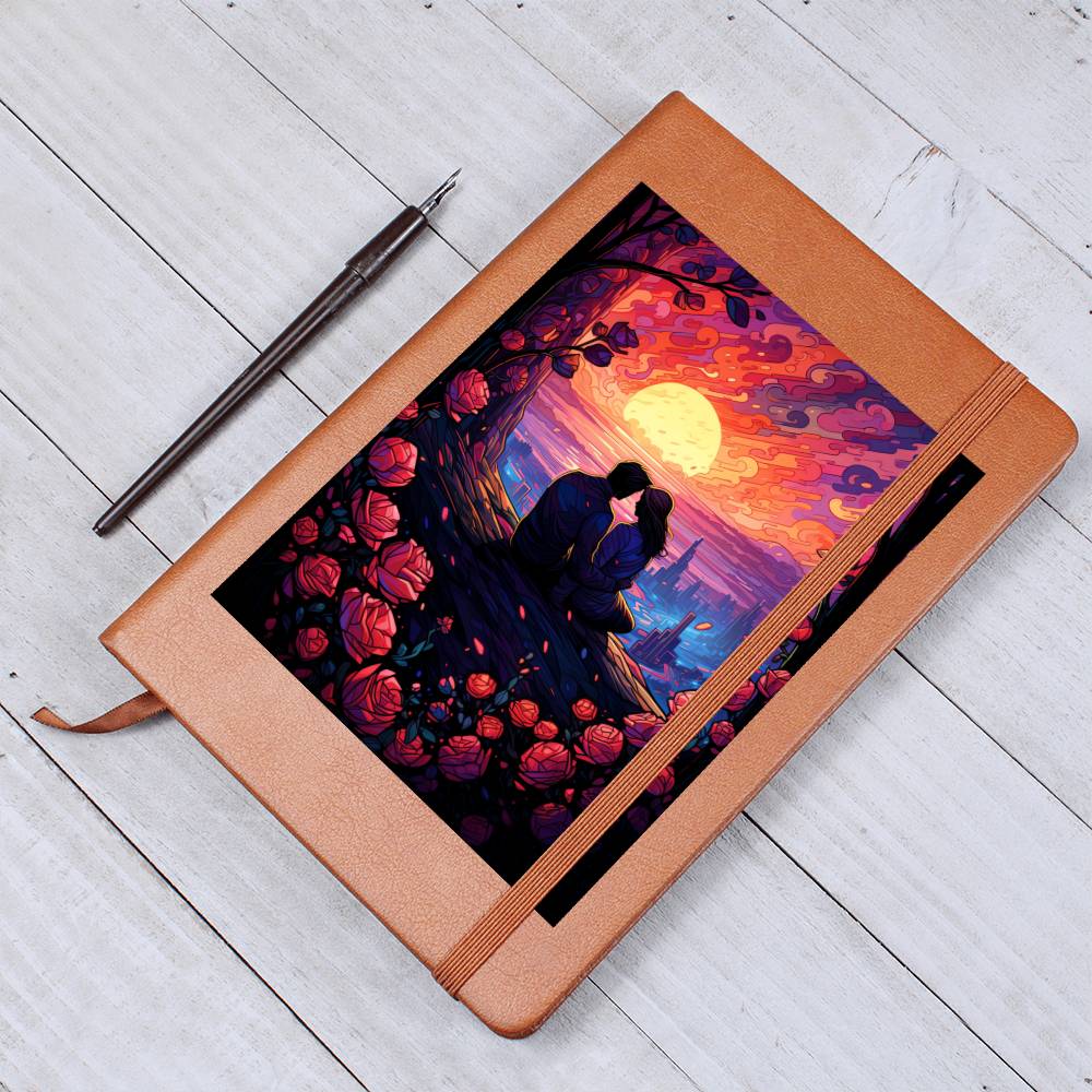 Valentine's Day Art 339 - Vegan Leather Journal