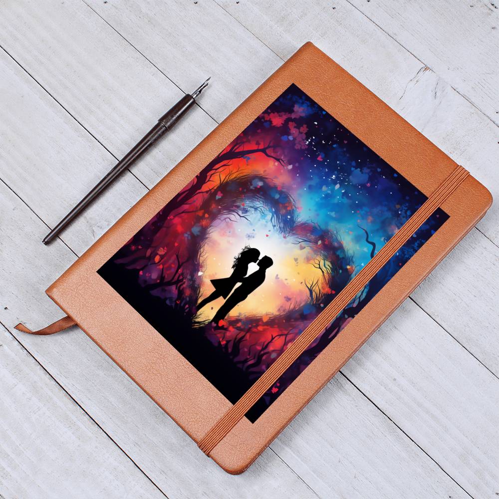 Valentine's Day Art 378 - Vegan Leather Journal