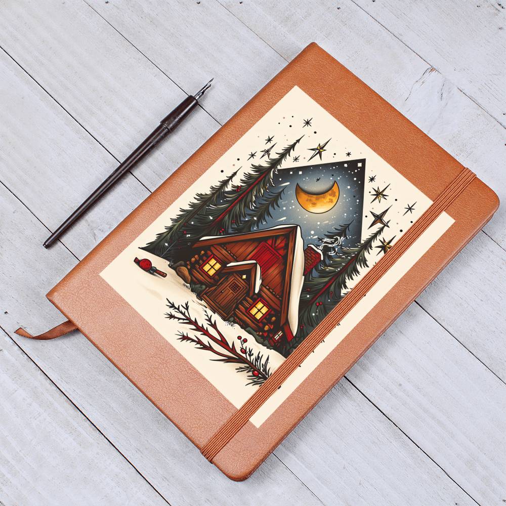 Minimalist BOHO Art 043 - Vegan Leather Journal