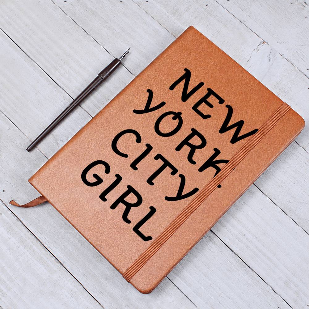 New York City Girl - Vegan Leather Journal