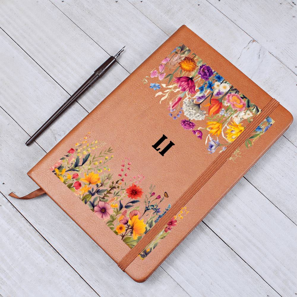 Li (Botanical Blooms) - Vegan Leather Journal