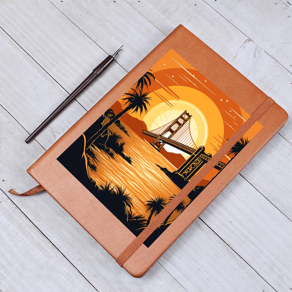 Minimalist BOHO Art 137 - Vegan Leather Journal