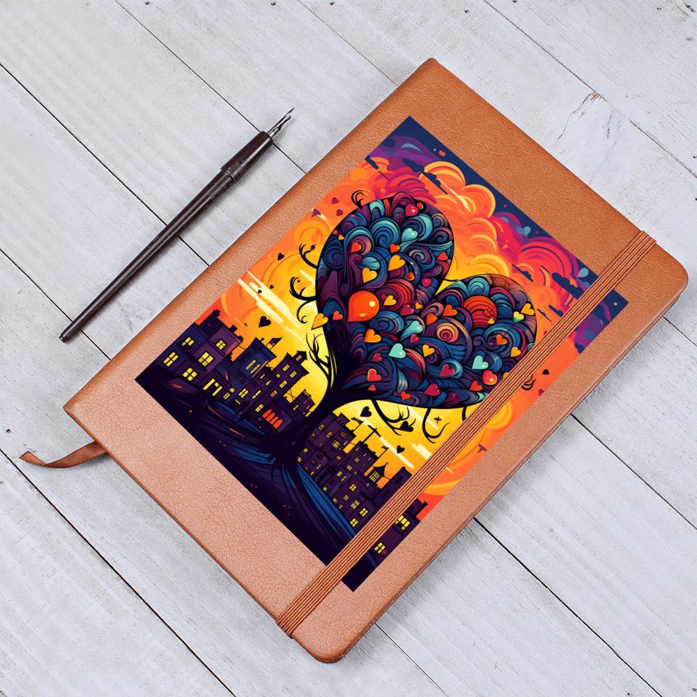 Valentine's Day Art 044 - Vegan Leather Journal