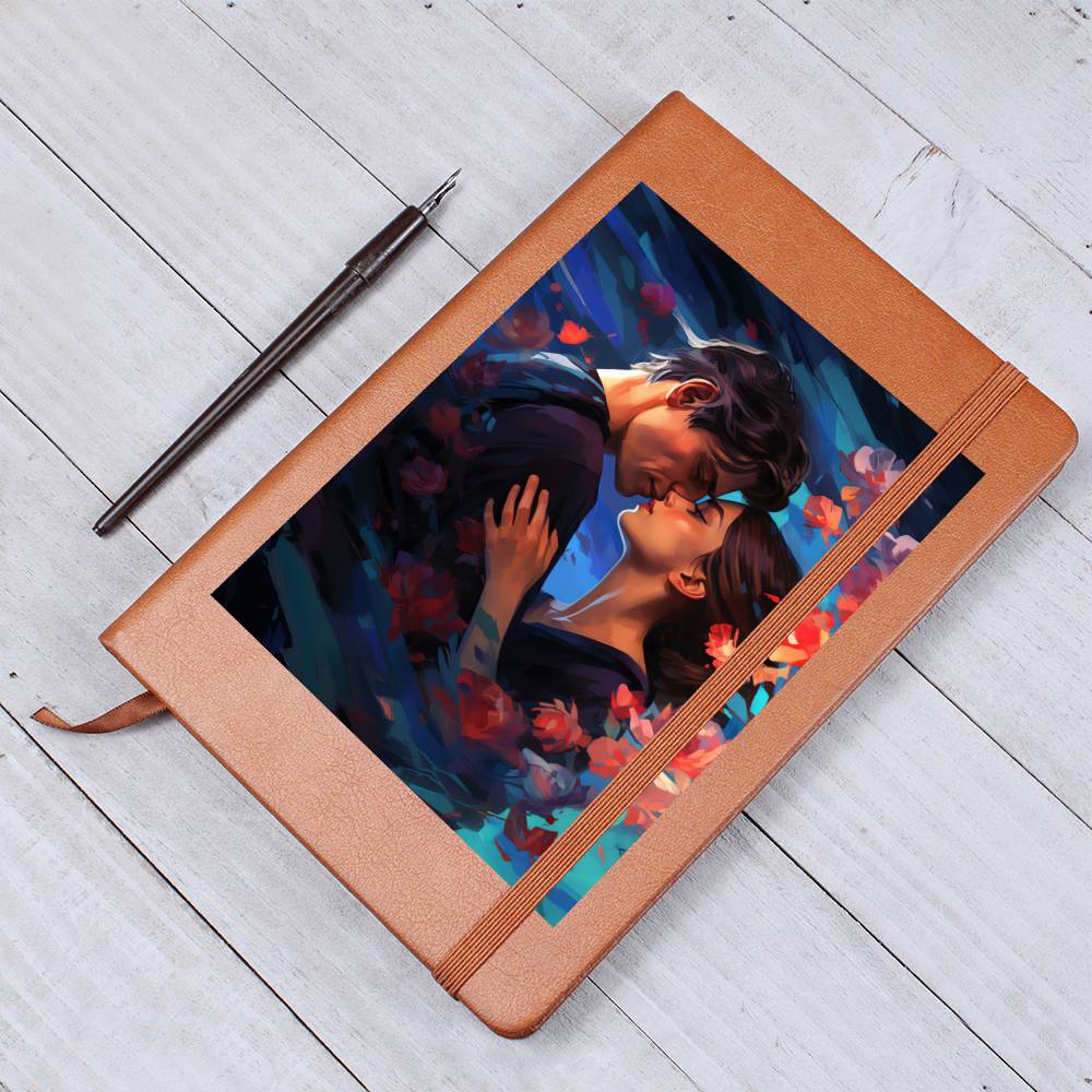 Valentine's Day Art 407 - Vegan Leather Journal