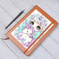 Cute Unicorn 034 - Vegan Leather Journal