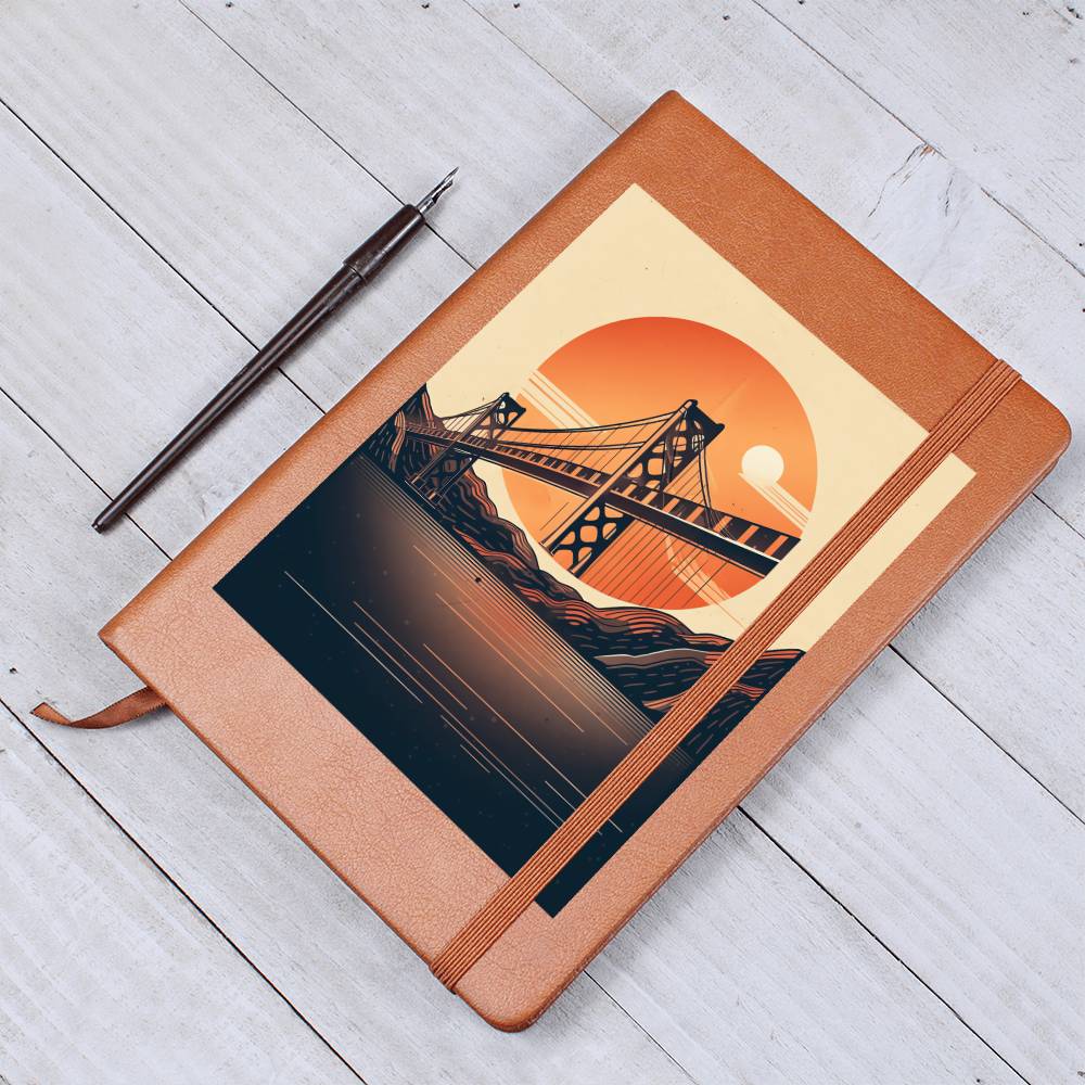 Minimalist BOHO Art 106 - Vegan Leather Journal