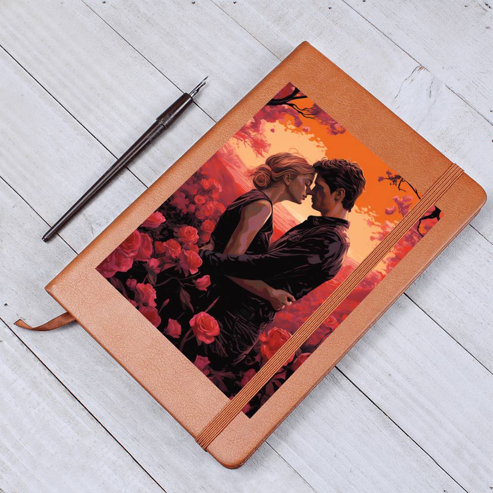 Valentine's Day Art 124 - Vegan Leather Journal