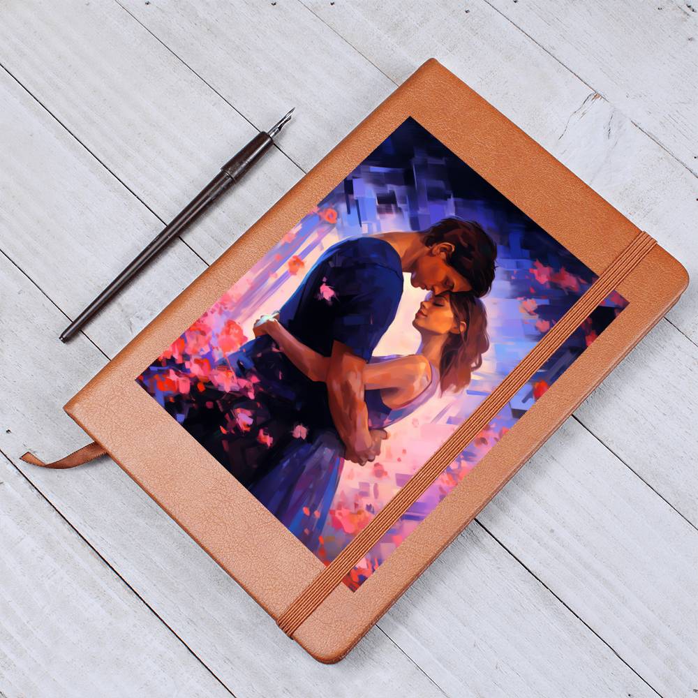 Valentine's Day Art 057 - Vegan Leather Journal