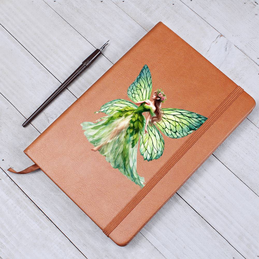 Magical Nature Forest Fairy 04 - Vegan Leather Journal