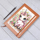 Cute Unicorn 091 - Vegan Leather Journal