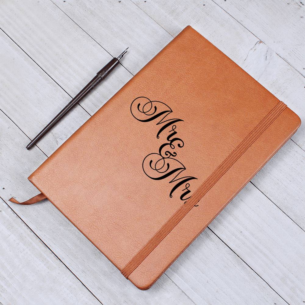 Mr & Mrs - Vegan Leather Journal