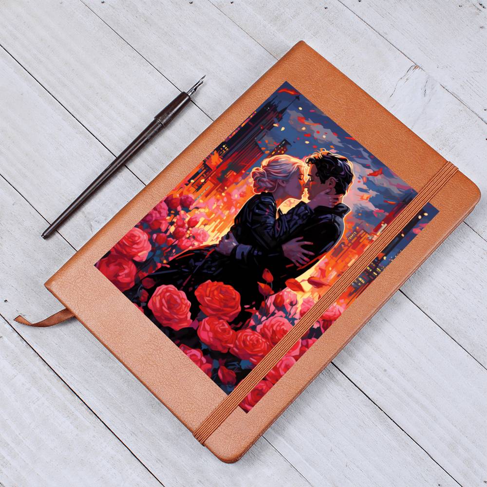 Valentine's Day Art 073 - Vegan Leather Journal