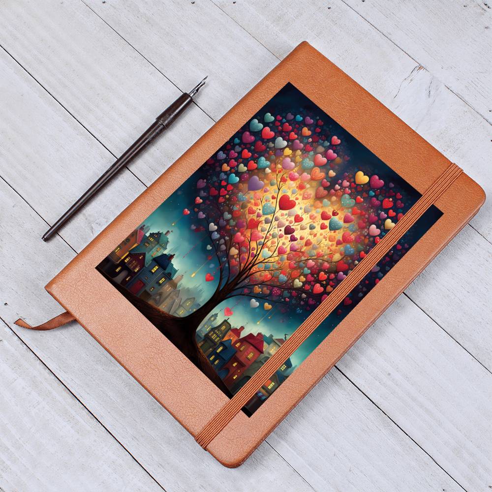 Valentine's Day Art 327 - Vegan Leather Journal