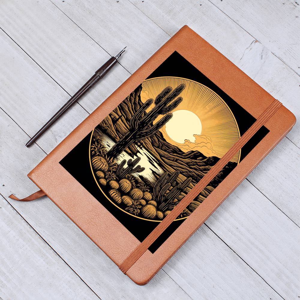 Minimalist BOHO Art 131 - Vegan Leather Journal