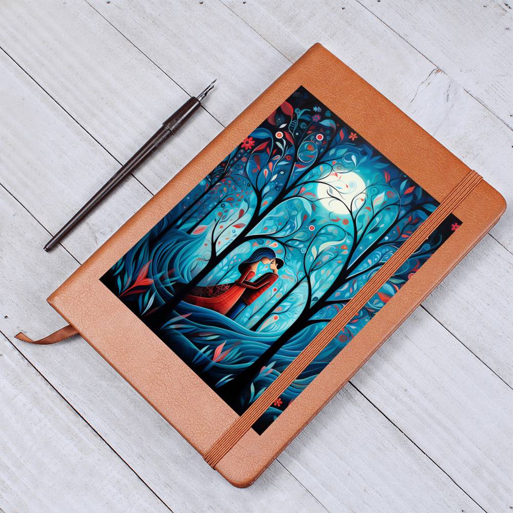 Valentine's Day Art 290 - Vegan Leather Journal
