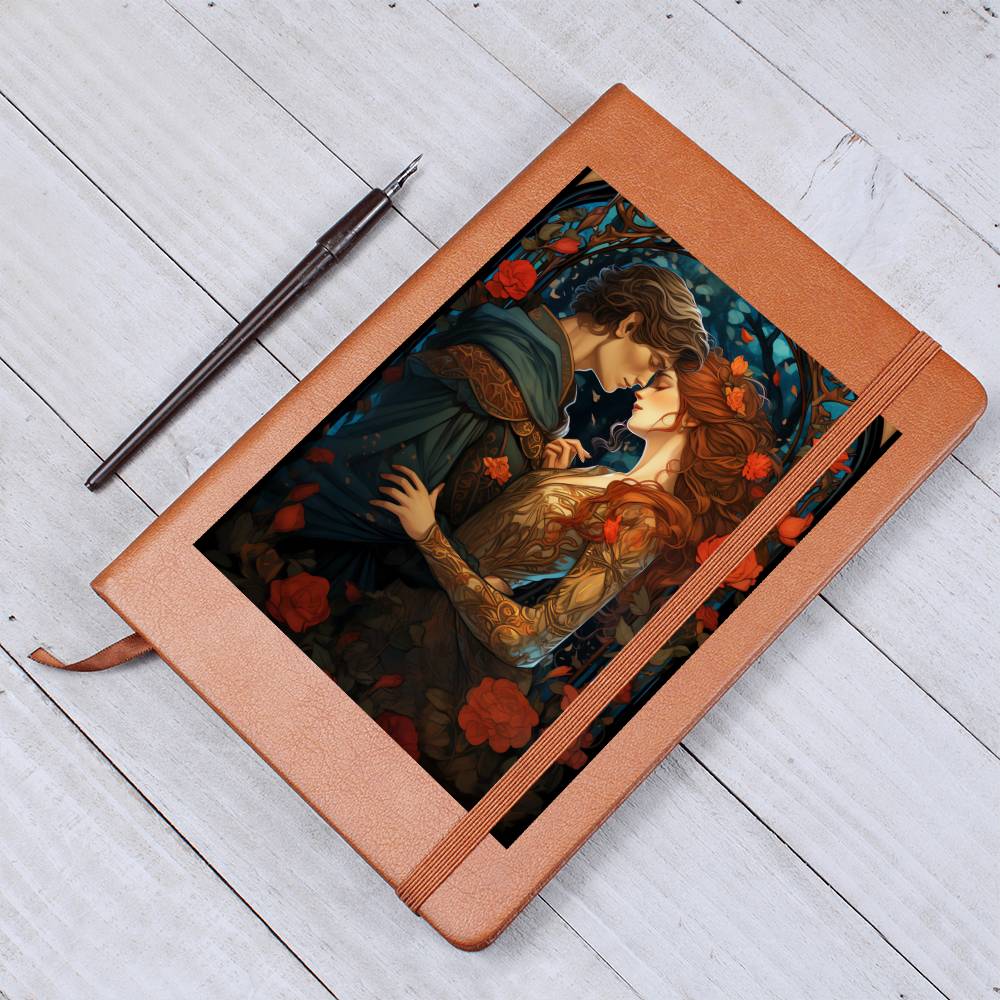 Valentine's Day Art 032 - Vegan Leather Journal