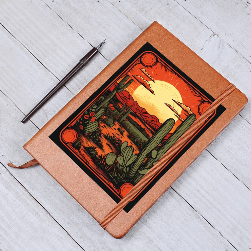 Minimalist BOHO Art 125 - Vegan Leather Journal