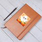 Cute Halloween Sticker 116 - Vegan Leather Journal