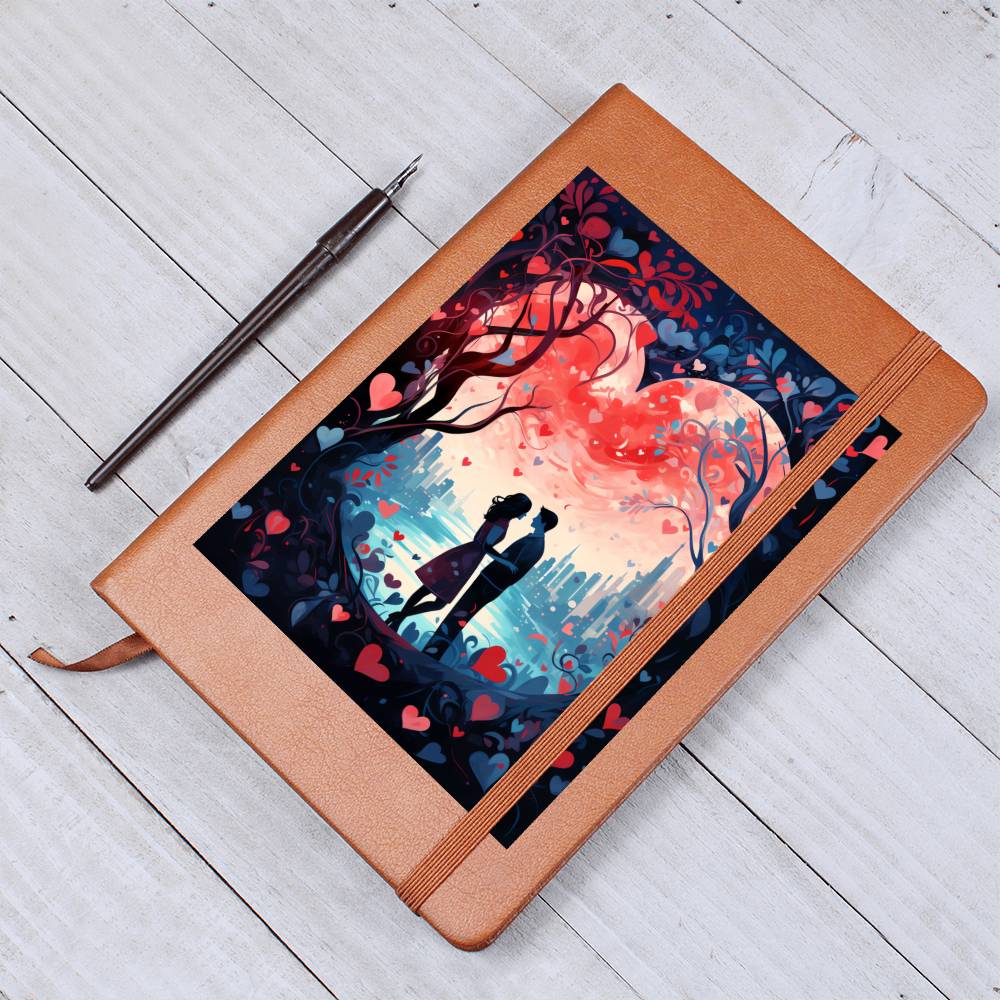 Valentine's Day Art 108 - Vegan Leather Journal