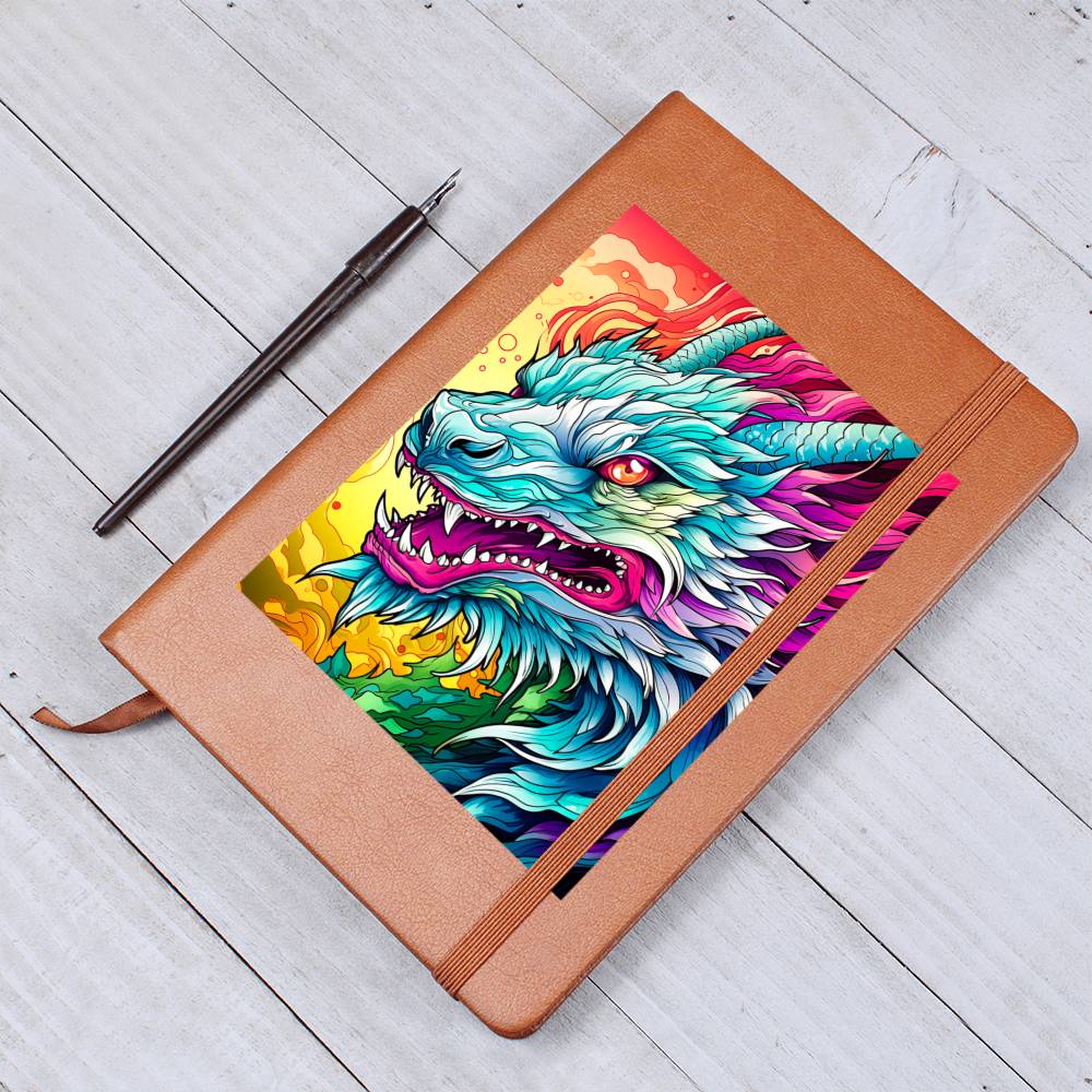 Majestic Dragon 022 - Vegan Leather Journal