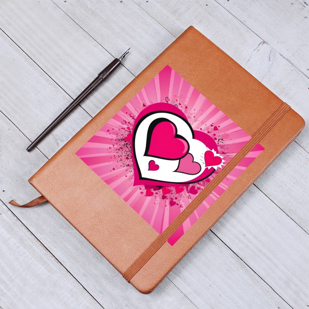 Valentine's Day Pop Art 04 - Vegan Leather Journal