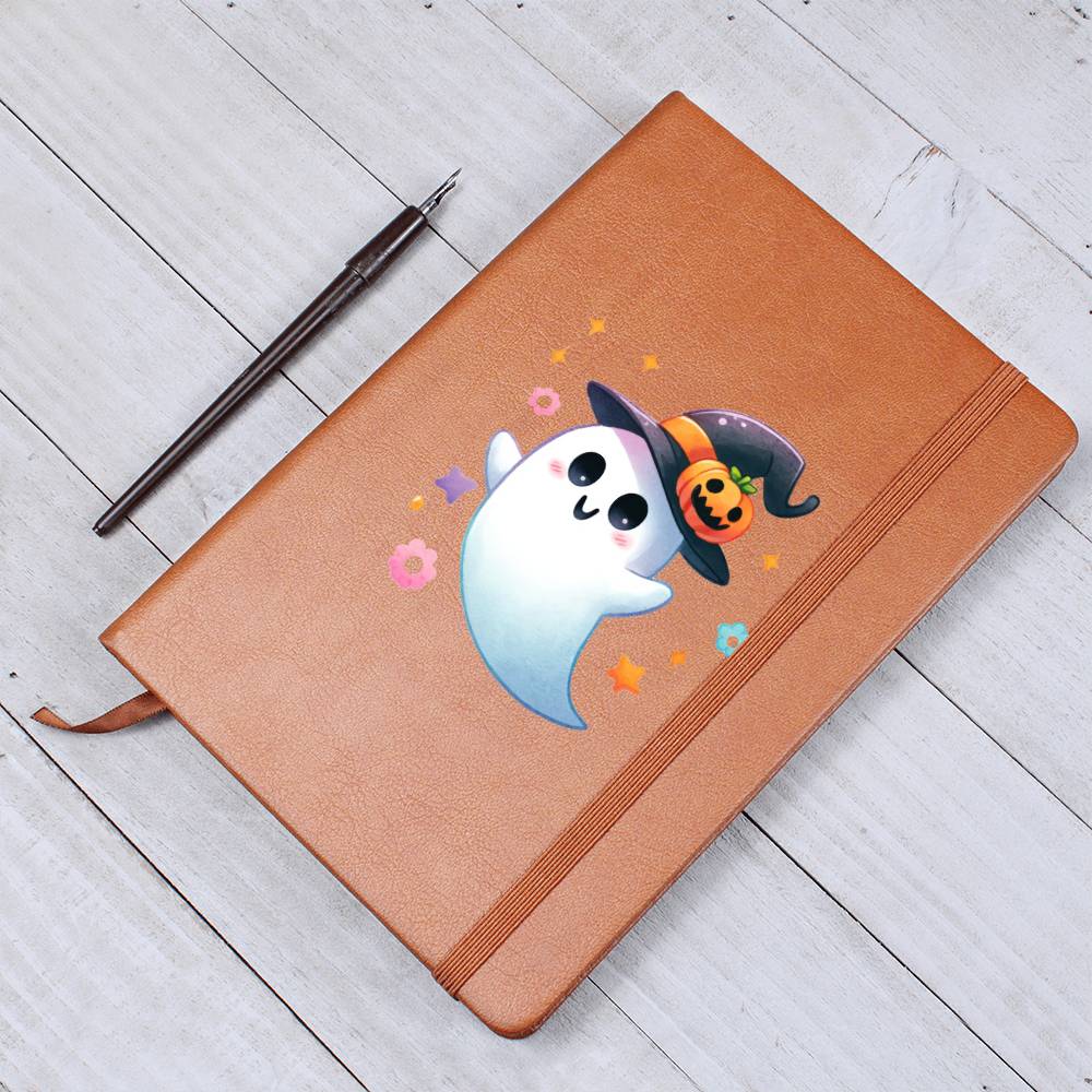 Cute Halloween Sticker 058 - Vegan Leather Journal