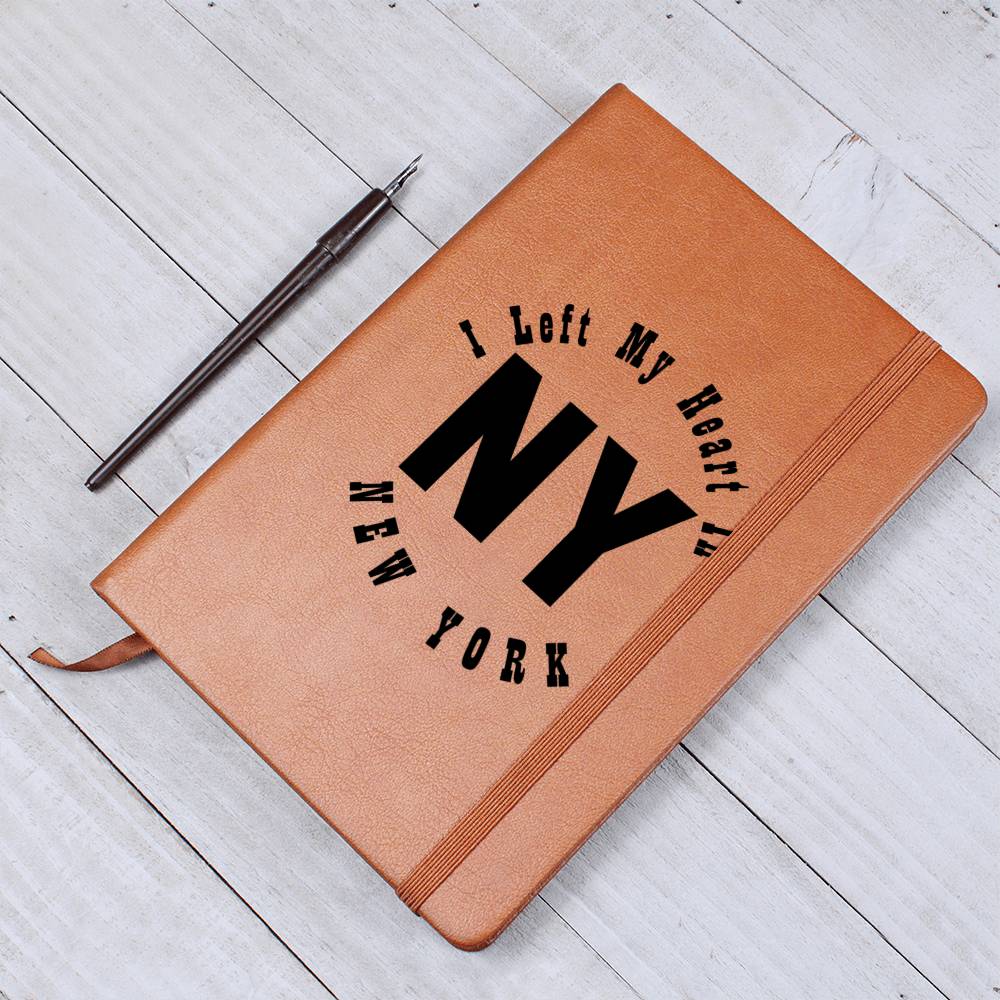 Heart In New York v01 - Vegan Leather Journal