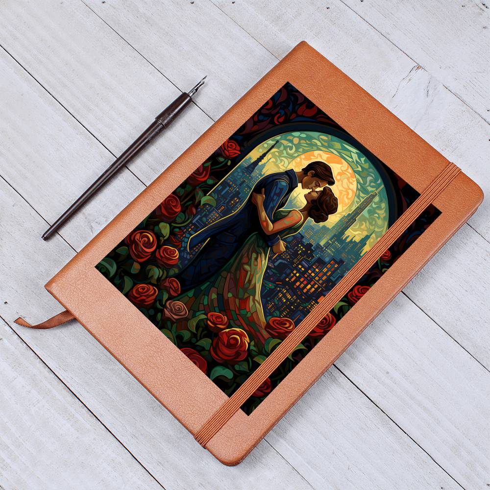 Valentine's Day Art 039 - Vegan Leather Journal