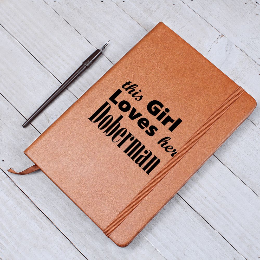 Doberman - Vegan Leather Journal