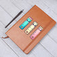 Cute Back to School Sticker 104 - Vegan Leather Journal