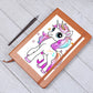 Cute Unicorn 066 - Vegan Leather Journal