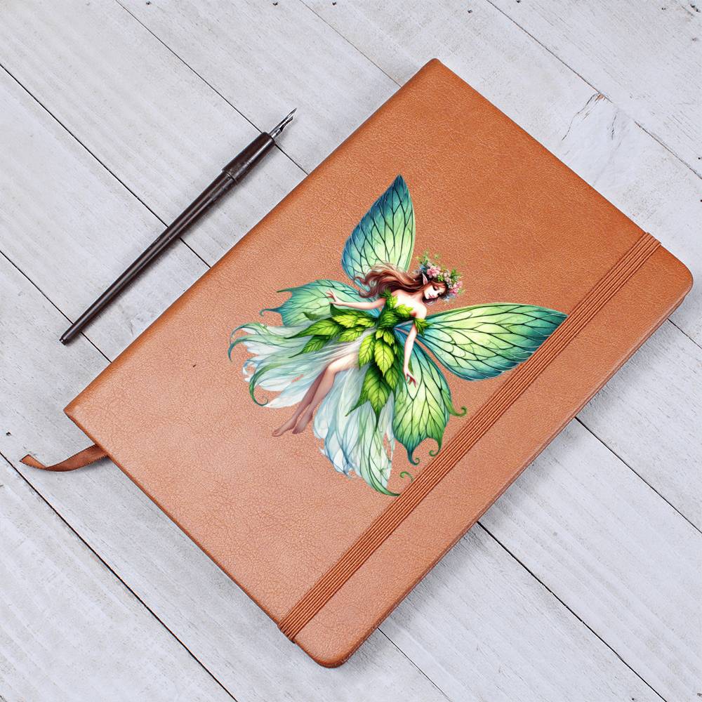 Magical Nature Forest Fairy 01 - Vegan Leather Journal