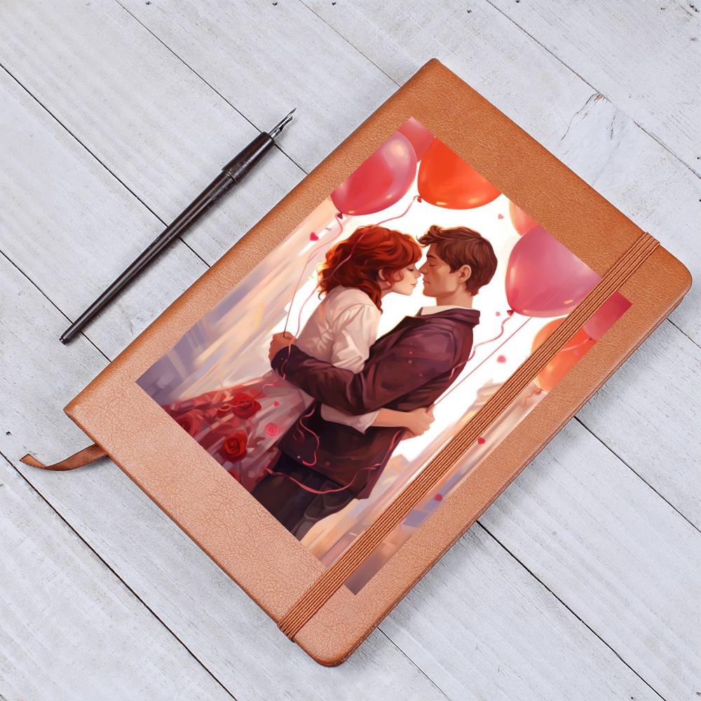 Valentine's Day Art 233 - Vegan Leather Journal