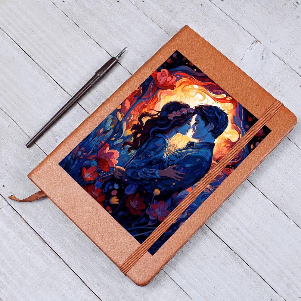 Valentine's Day Art 082 - Vegan Leather Journal