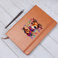 Cute Christmas Reindeer 022 - Vegan Leather Journal