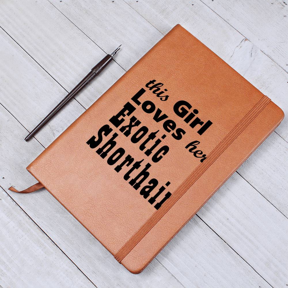 Exotic Shorthair - Vegan Leather Journal