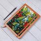 Christmas Stained Glass Design 030 - Vegan Leather Journal